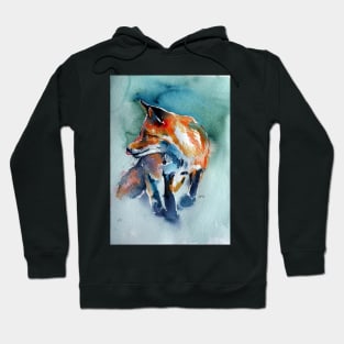 Cute red fox Hoodie